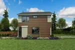 Contemporary House Plan Side View Photo - Pamiro Multi-Family Home 011D-0668 | House Plans and More