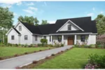 Country House Plan Front of House 011D-0670