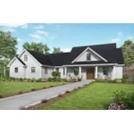 European House Plan Front of House 011D-0670