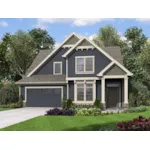 Country House Plan Front of House 011D-0673