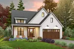 Cabin & Cottage House Plan Front of House 011D-0674