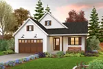 Modern House Plan Front of Home - Laurel Lane Modern Farmhouse 011D-0676 - Shop House Plans and More