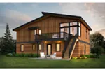 Waterfront House Plan Rear Photo 01 - 011D-0695 | House Plans and More