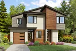 Multi-Family House Plan Front of Home - Melanie Hill Modern Home 011D-0707 - Shop House Plans and More