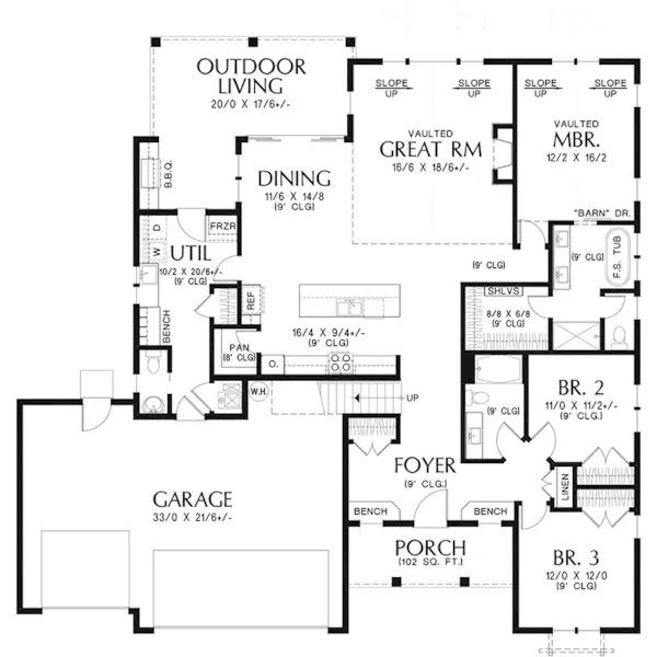 European House Plan First Floor - 011D-0710 - Shop House Plans and More