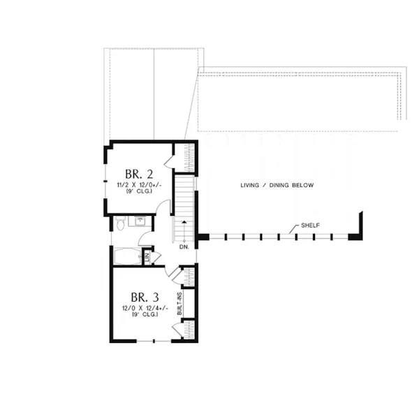 Waterfront House Plan Second Floor - 011D-0711 | House Plans and More