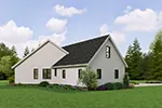 Arts & Crafts House Plan Rear Photo 05 - Kayak Creek Modern Farmhouse 011D-0712 - Search House Plans and More