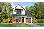 Prairie House Plan Front Photo 01 - 011D-0715 - Shop House Plans and More