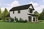 European House Plan Side View Photo - 011D-0715 - Shop House Plans and More