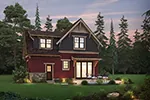 Country House Plan Rear Photo 01 - Scotland Bay Craftsman Home 011D-0733 | House Plans and More