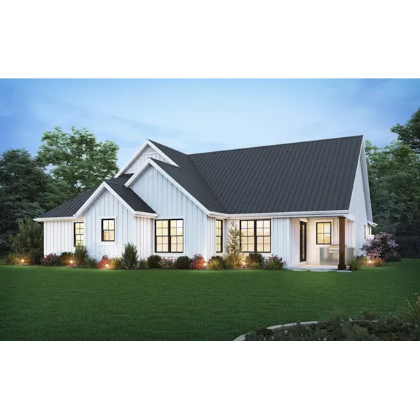 Farmhouse Plan Rear Photo 01 - 011D-0737 | House Plans and More