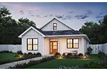 Florida House Plan Front of Home - Summerlea Modern Farmhouse 011D-0754 | House Plans and More