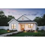 Farmhouse Plan Front of House 011D-0754