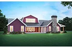 Modern Farmhouse Plan Side View Photo - Barnwell Country Farmhouse 011D-0762 | House Plans and More