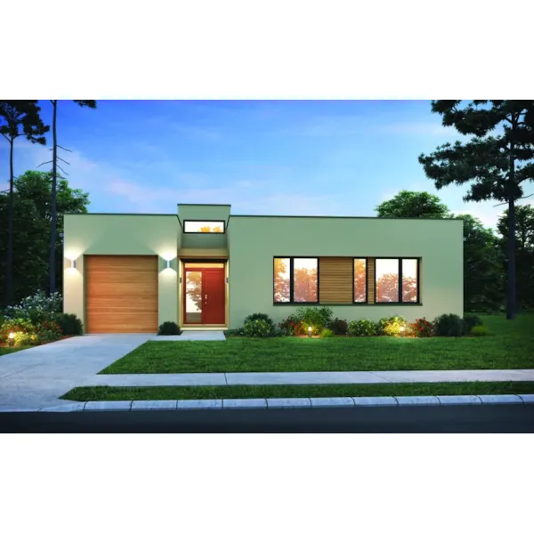 Contemporary House Plan Front of Home - 011D-0797 | House Plans and More