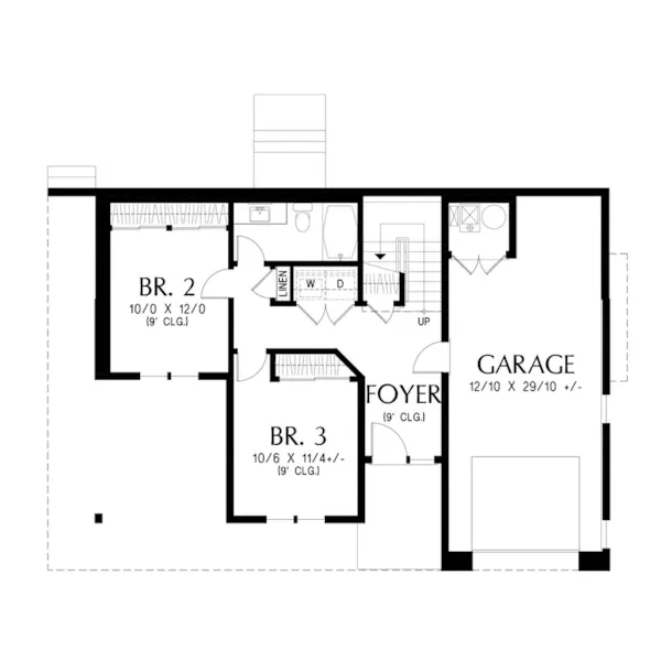 Vacation House Plan First Floor - 011D-0809 | House Plans and More