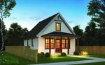 Craftsman House Plan Front of House 011D-0813