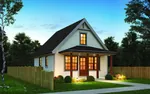 Bungalow House Plan Front of Home - 011D-0813 | House Plans and More