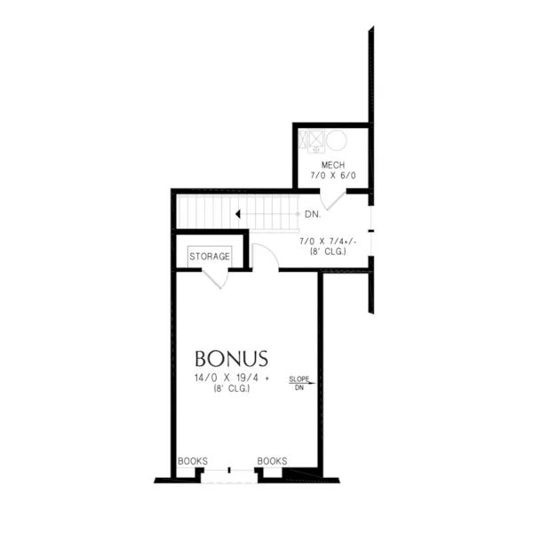 Contemporary House Plan Second Floor - 011D-0815 | House Plans and More