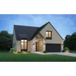 Contemporary House Plan Front of House 011D-0815