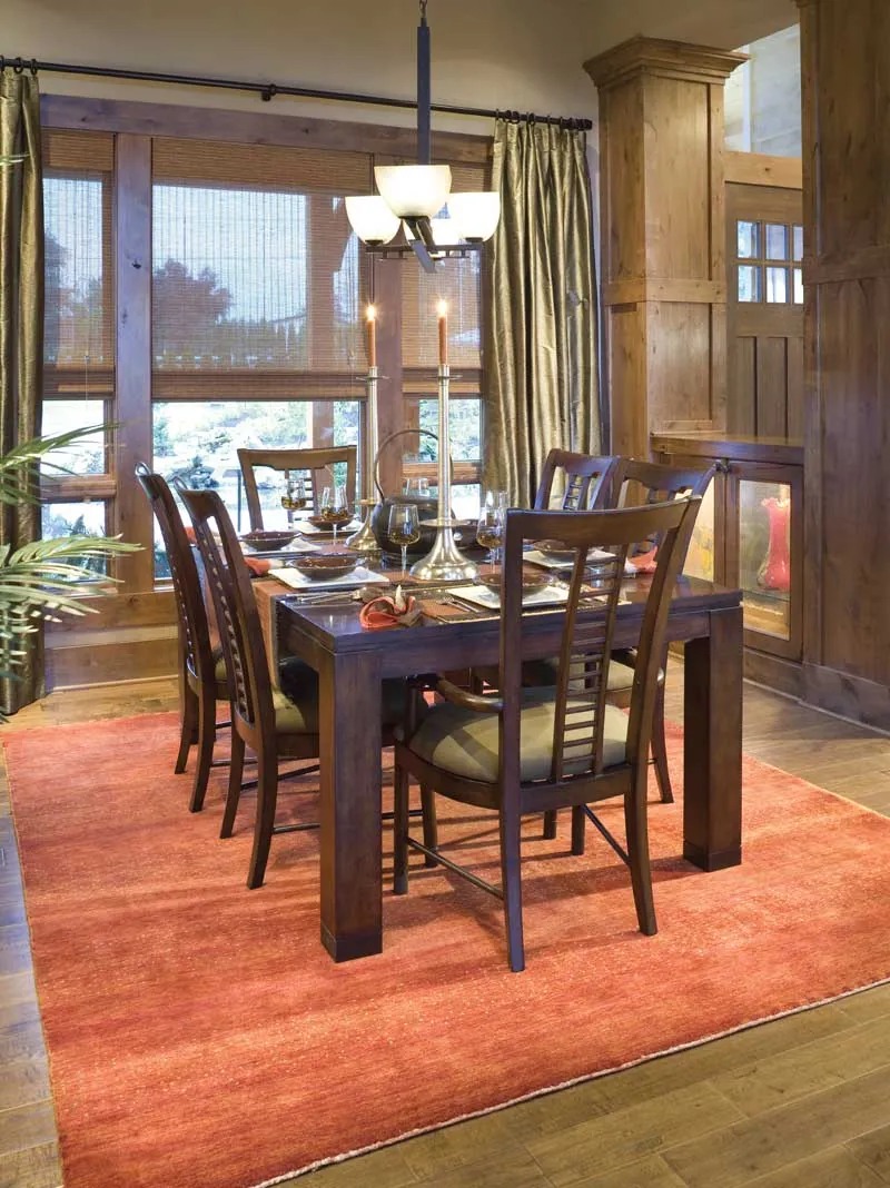 Lake House Plan Dining Room Photo 03 - Cliffwood Trail Lodge Home 011S-0001 - Search House Plans and More