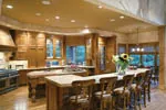 Vacation House Plan Kitchen Photo 04 - Cliffwood Trail Lodge Home 011S-0001 - Search House Plans and More