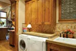 Lake House Plan Laundry Room Photo - Cliffwood Trail Lodge Home 011S-0001 - Search House Plans and More