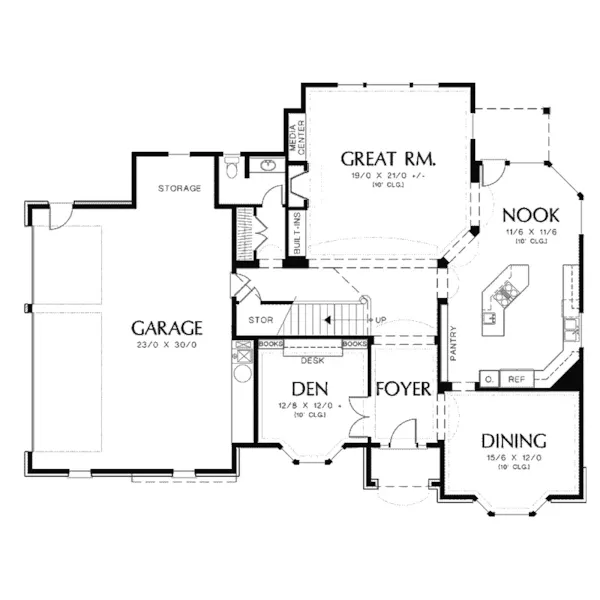 Luxury House Plan First Floor - Castlton European Grandeur Home 011S-0002 - Search House Plans and More