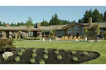 Ranch House Plan Rear Photo 07 - Crane Grove Ranch Home 011S-0003 - Search House Plans and More