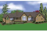 Rustic House Plan Rear Photo 01 - Champlain Luxury Home 011S-0004 - Search House Plans and More