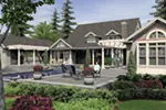 Arts & Crafts House Plan Outdoor Living Photo 01 - Catherine Manor Cape Cod Home 011S-0005 - Search House Plans and More