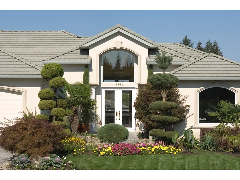 European House Plan Front Photo 01 - Clarita Manor Luxury Home 011S-0006 - Search House Plans and More