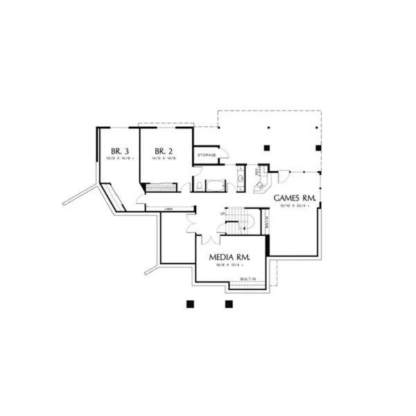 Rustic House Plan Second Floor - Grass Valley Manor Luxury Home 011S-0008 - Search House Plans and More