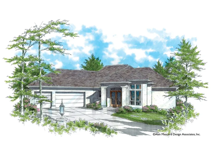 Craftsman House Plan Front Image - Grass Valley Manor Luxury Home 011S-0008 - Search House Plans and More