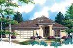 Contemporary House Plan Front Image - Featherstone Manor Luxury Home 011S-0010 - Search House Plans and More