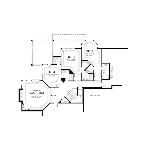 Luxury House Plan Second Floor - Hamptonview Luxury Home 011S-0015 - Search House Plans and More