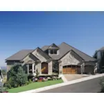 Luxury House Plan Front of Home - Hamptonview Luxury Home 011S-0015 - Search House Plans and More