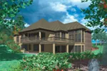 Luxury House Plan Color Image of House - Hamptonview Luxury Home 011S-0015 - Search House Plans and More