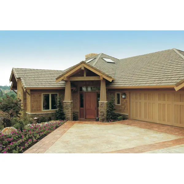 Lake House Plan Front of Home - Juntara Craftsman Shingle Home 011S-0017 - Search House Plans and More