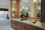 Rustic House Plan Master Bathroom Photo 01 - Juntara Craftsman Shingle Home 011S-0017 - Search House Plans and More