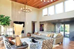 Prairie House Plan Living Room Photo 03 - Castlerock Manor Luxury Home 011S-0018 - Search House Plans and More