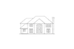 Sunbelt House Plan Rear Elevation - Fall Brook Luxury Home 011S-0020 - Shop House Plans and More