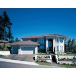 Contemporary House Plan Front of Home - Glacierhill Point Luxury Home 011S-0022 - Search House Plans and More