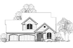 European House Plan Front Elevation - Cunningham Manor Luxury Home 011S-0024 - Search House Plans and More
