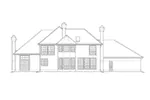 European House Plan Rear Elevation - Cunningham Manor Luxury Home 011S-0024 - Search House Plans and More