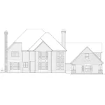 Shingle House Plan Rear Elevation - Sutter Place Craftsman Home 011S-0026 - Shop House Plans and More