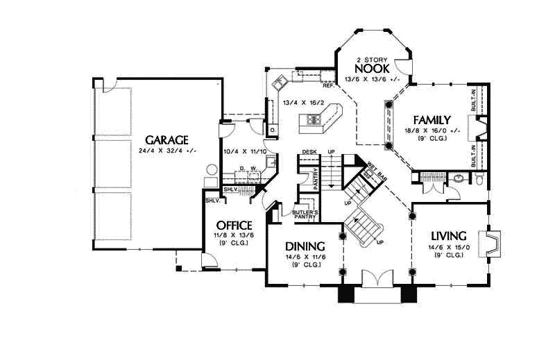 Florida House Plan First Floor - Milan Manor Luxury Home 011S-0027 - Shop House Plans and More
