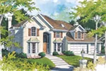 Traditional House Plan Front Image - Mineralhill Luxury Home 011S-0028 - Shop House Plans and More