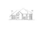 Luxury House Plan Rear Elevation - Mineralhill Luxury Home 011S-0028 - Shop House Plans and More
