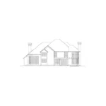 Country French House Plan Rear Elevation - Mineralhill Luxury Home 011S-0028 - Shop House Plans and More